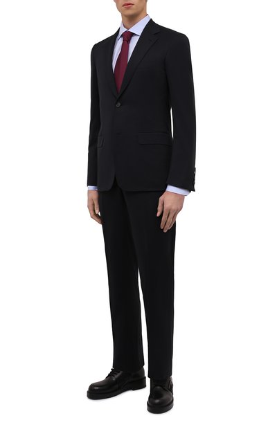 Хлопковая сорочка BRIONI светло-голубого цвета по цене 46200 руб., арт. RCT30L/0105W, фото 2 Хлопковая сорочка BRIONI, арт. RCT30L/0105W, фото 2