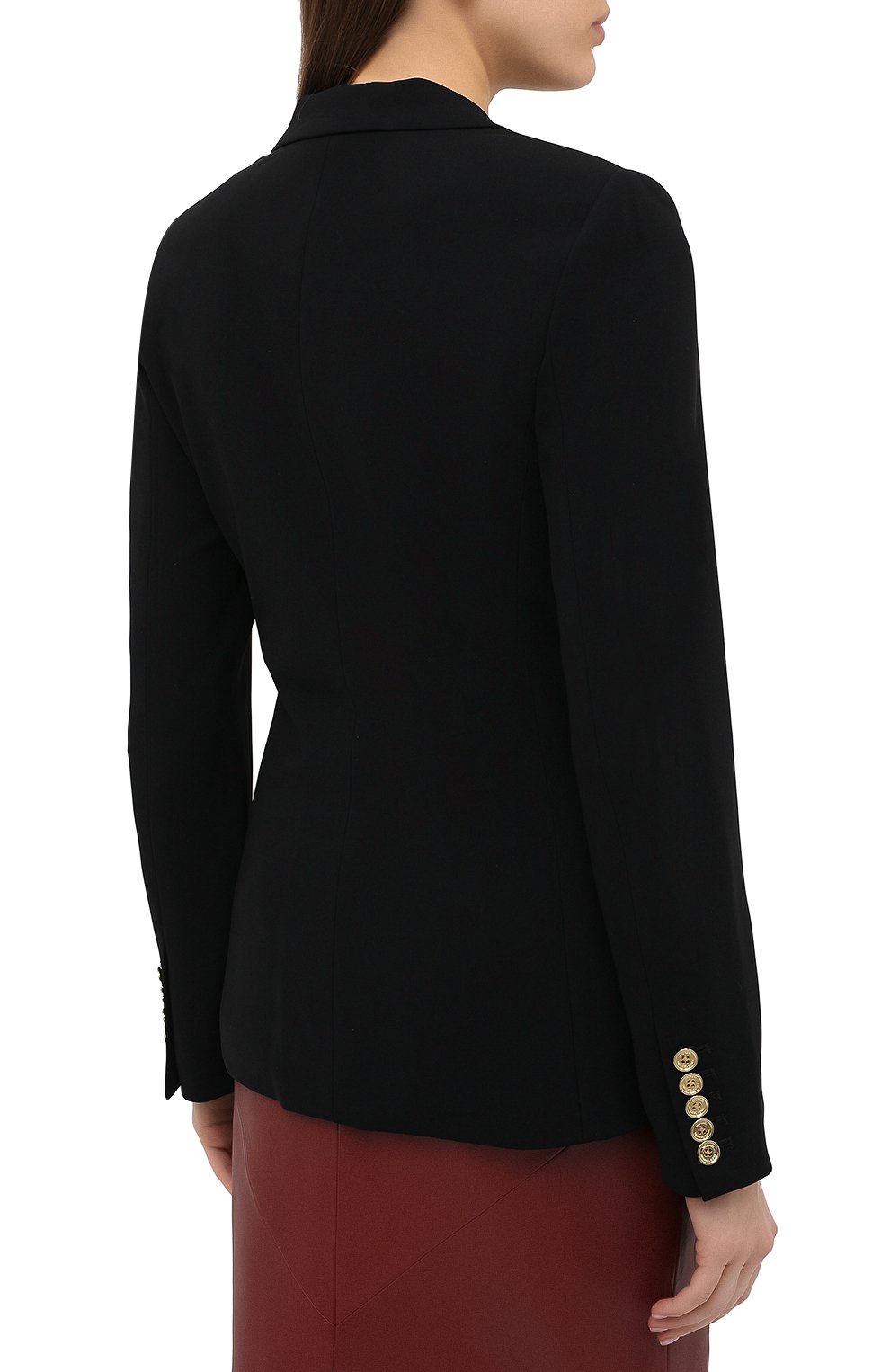 Жакет MICHAEL MICHAEL KORS черного цвета по цене 39350 руб., арт. MF01EZNENX, фото 4 Жакет MICHAEL MICHAEL KORS, арт. MF01EZNENX, фото 4