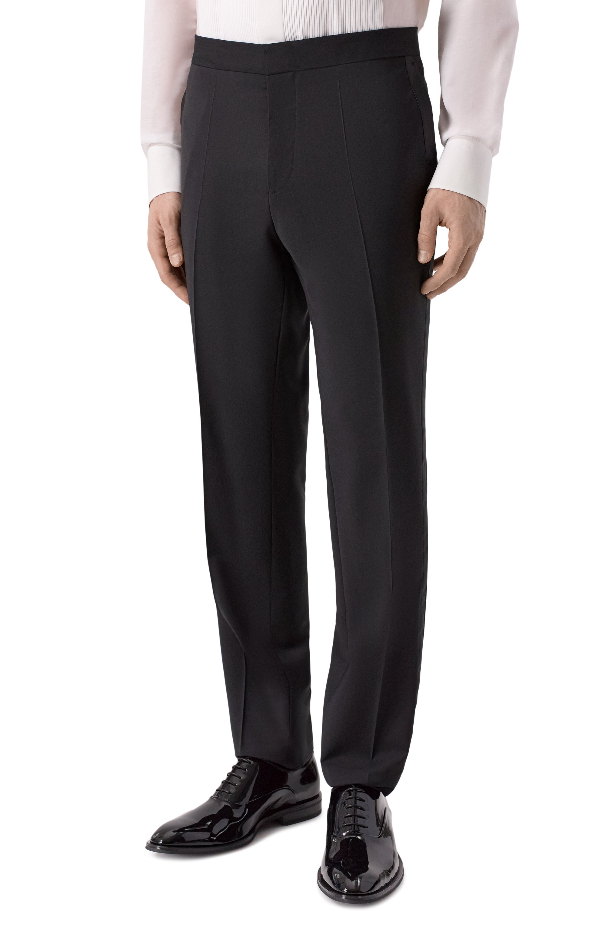 Шерстяные брюки HUGO, арт. 50476482, фото 3