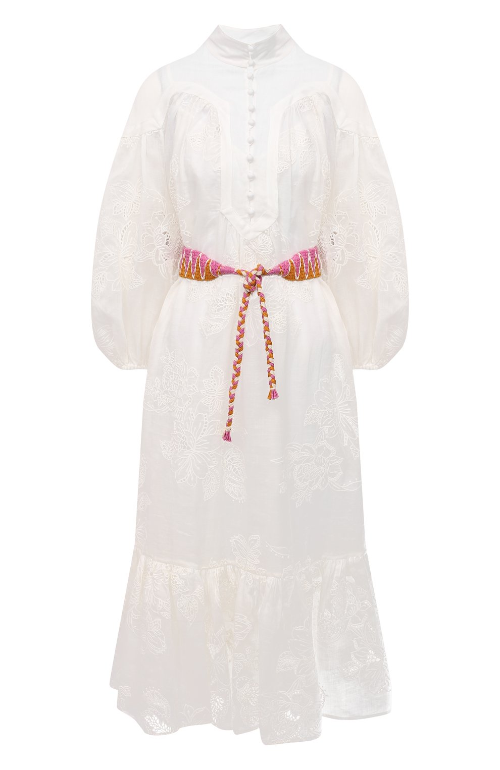 Платье ZIMMERMANN белого цвета по цене 113000 руб., арт. 9856DRID, фото 1 Платье ZIMMERMANN, арт. 9856DRID, фото 1