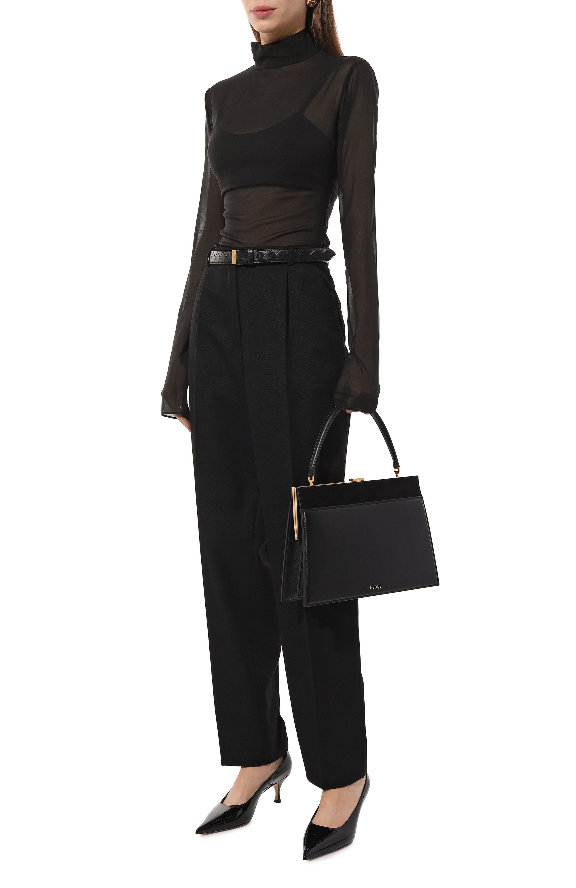 Сумка bellatrix NEOUS черного цвета по цене 150000 руб., арт. 00054A01B01, фото 7 Сумка bellatrix NEOUS, арт. 00054A01B01, фото 7