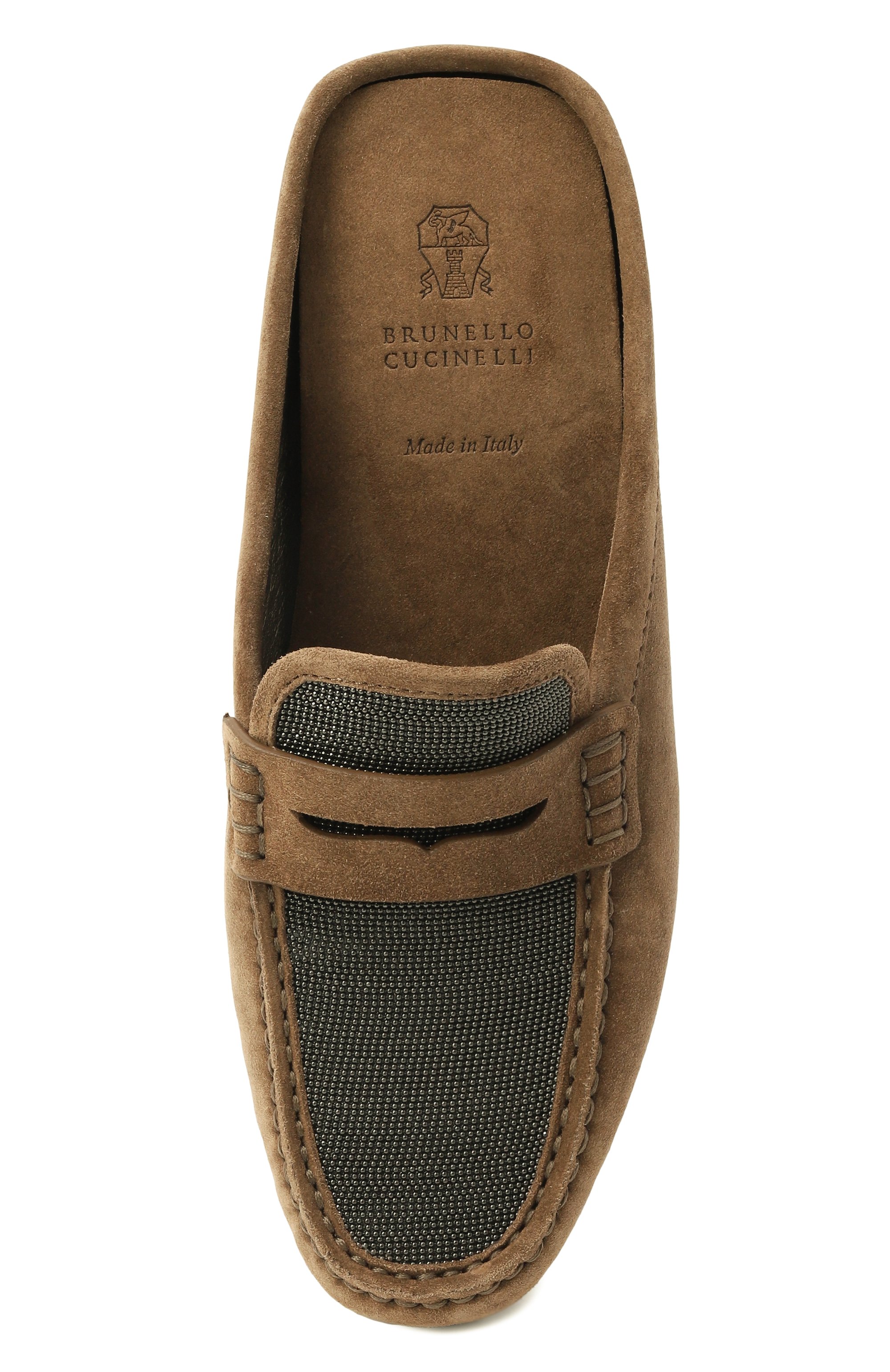 Замшевые мокасины BRUNELLO CUCINELLI коричневого цвета по цене 120500 руб., арт. MZSFG2910, фото 6 Замшевые мокасины BRUNELLO CUCINELLI, арт. MZSFG2910, фото 6