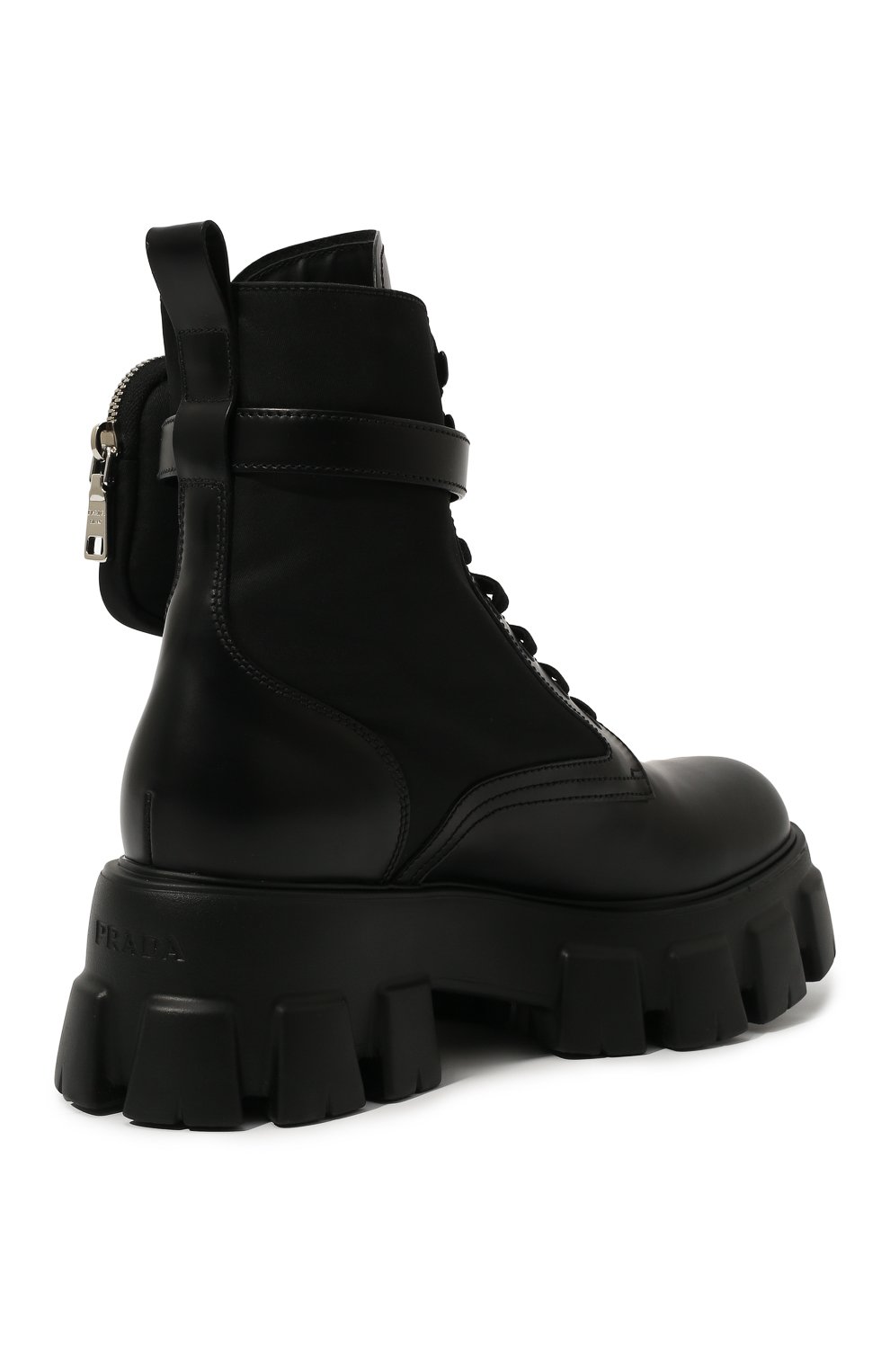 Комбинированные ботинки monolith PRADA, арт. 1T255M-3LFR-F0002-B055, фото 5