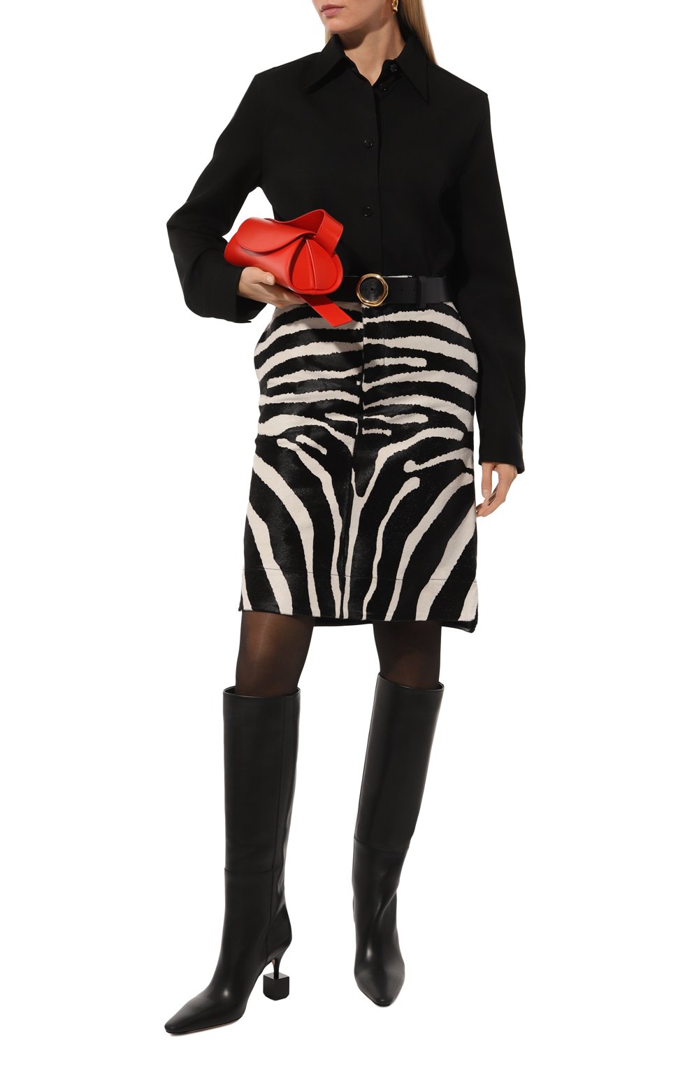 Кожаные сапоги les bottes bisou JACQUEMUS, арт. 24H243F0150/4323, фото 2