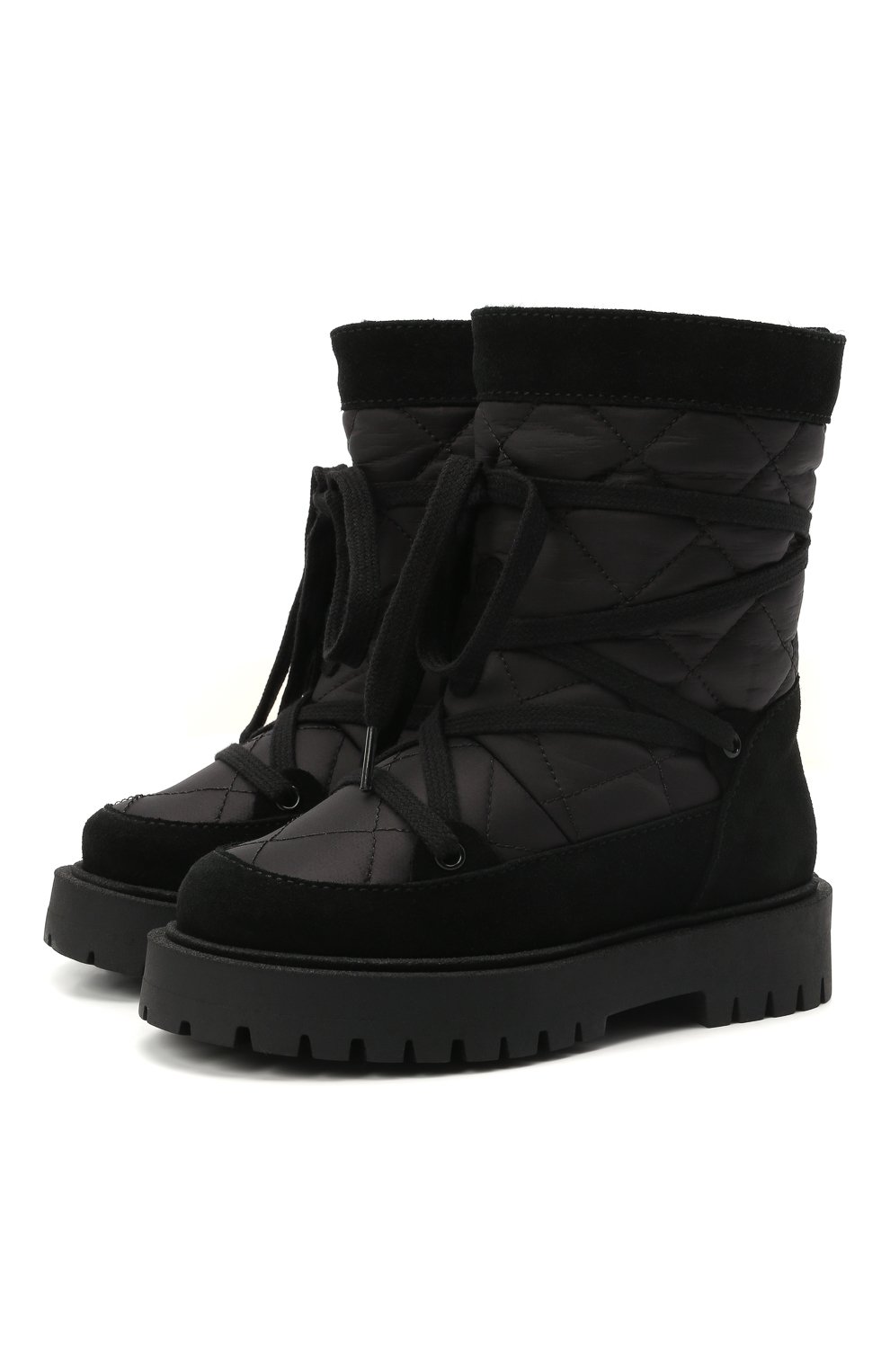 Утепленные сапоги IL GUFO черного цвета по цене 31600 руб., арт. G472/VEL0UR/23-26, фото 1 Утепленные сапоги IL GUFO, арт. G472/VEL0UR/23-26, фото 1