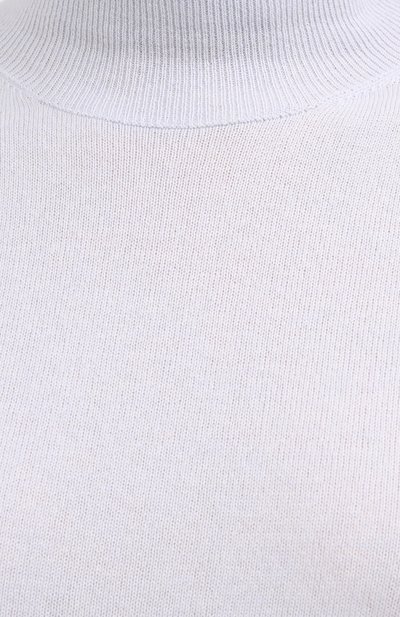 Кашемировая водолазка JIL SANDER голубого цвета по цене 86350 руб., арт. JSPR754013-WRY10008, фото 5 Кашемировая водолазка JIL SANDER, арт. JSPR754013-WRY10008, фото 5