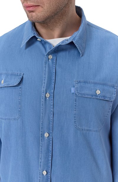 Джинсовая рубашка PAUL&SHARK, арт. 26413280, фото 5