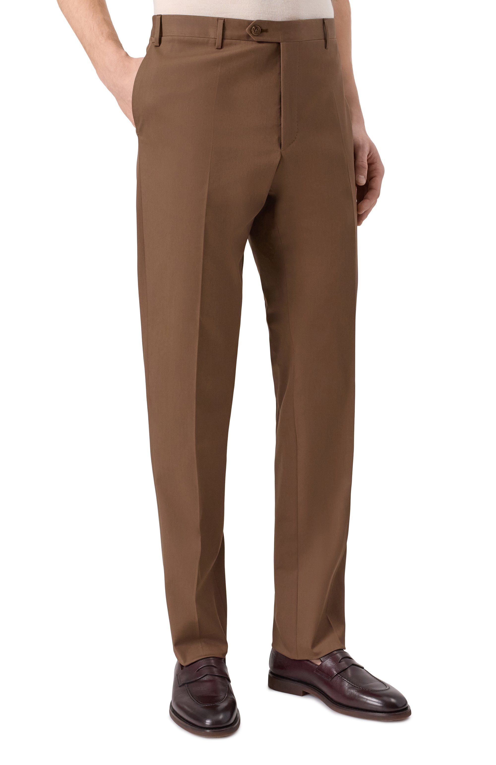 Хлопковые брюки CORNELIANI, арт. 275B01/2714517, фото 3