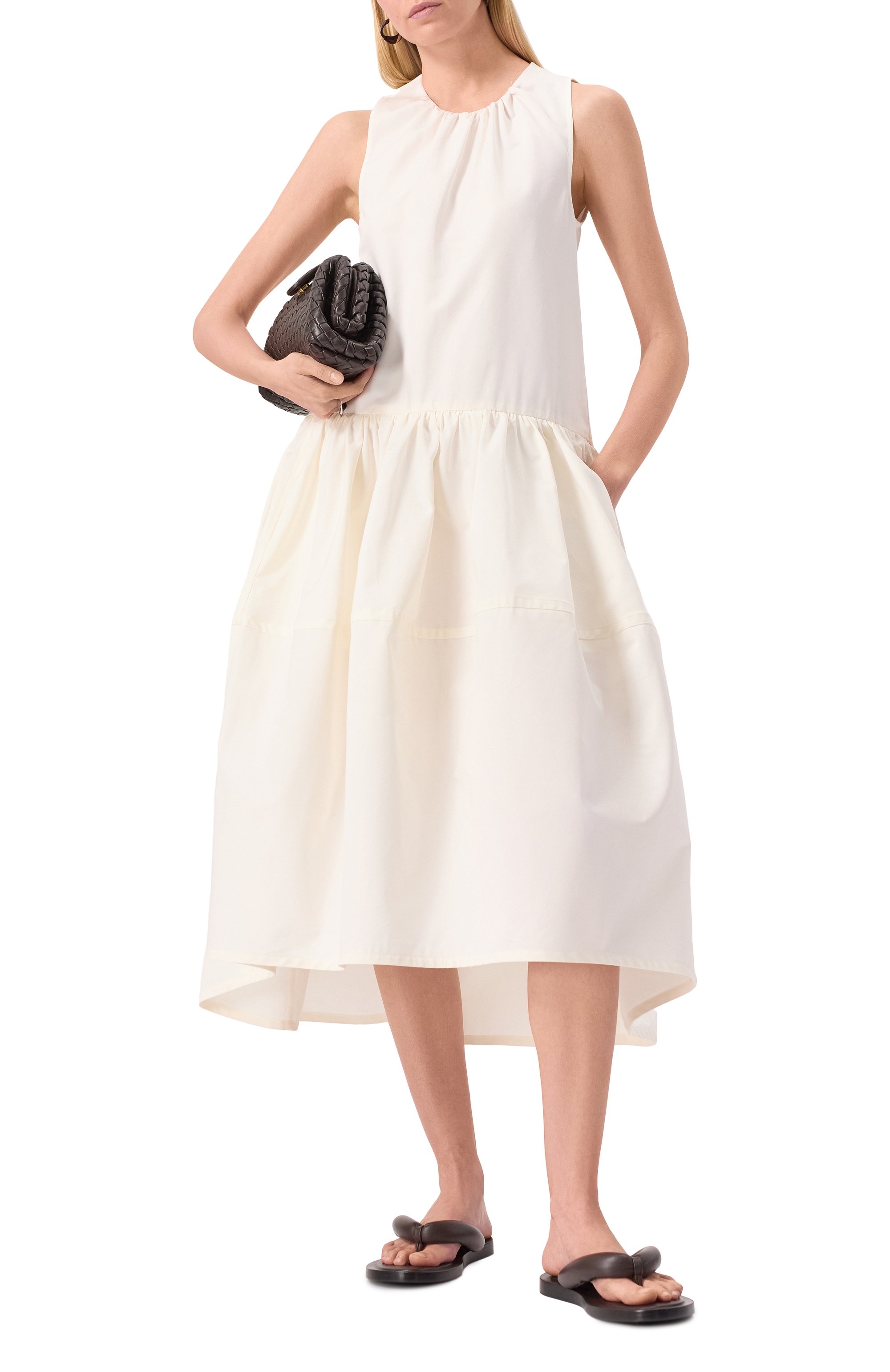 Кожаные шлепанцы JIL SANDER, арт. J44WX0014/P5810, фото 2