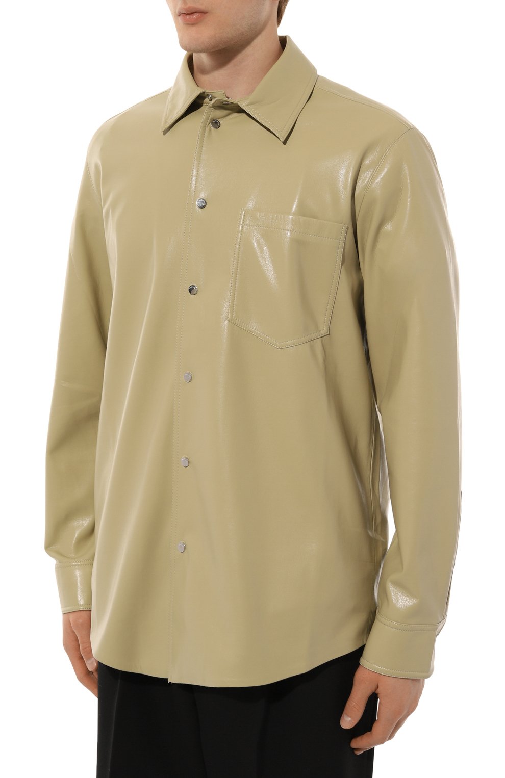 Рубашка из экокожи NANUSHKA, арт. NM24PFSH02062, фото 3