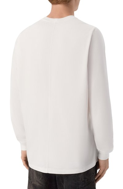 Хлопковый лонгслив RICK OWENS молочного цвета по цене 45150 руб., арт. RU02F4277/JA, фото 4 Хлопковый лонгслив RICK OWENS, арт. RU02F4277/JA, фото 4