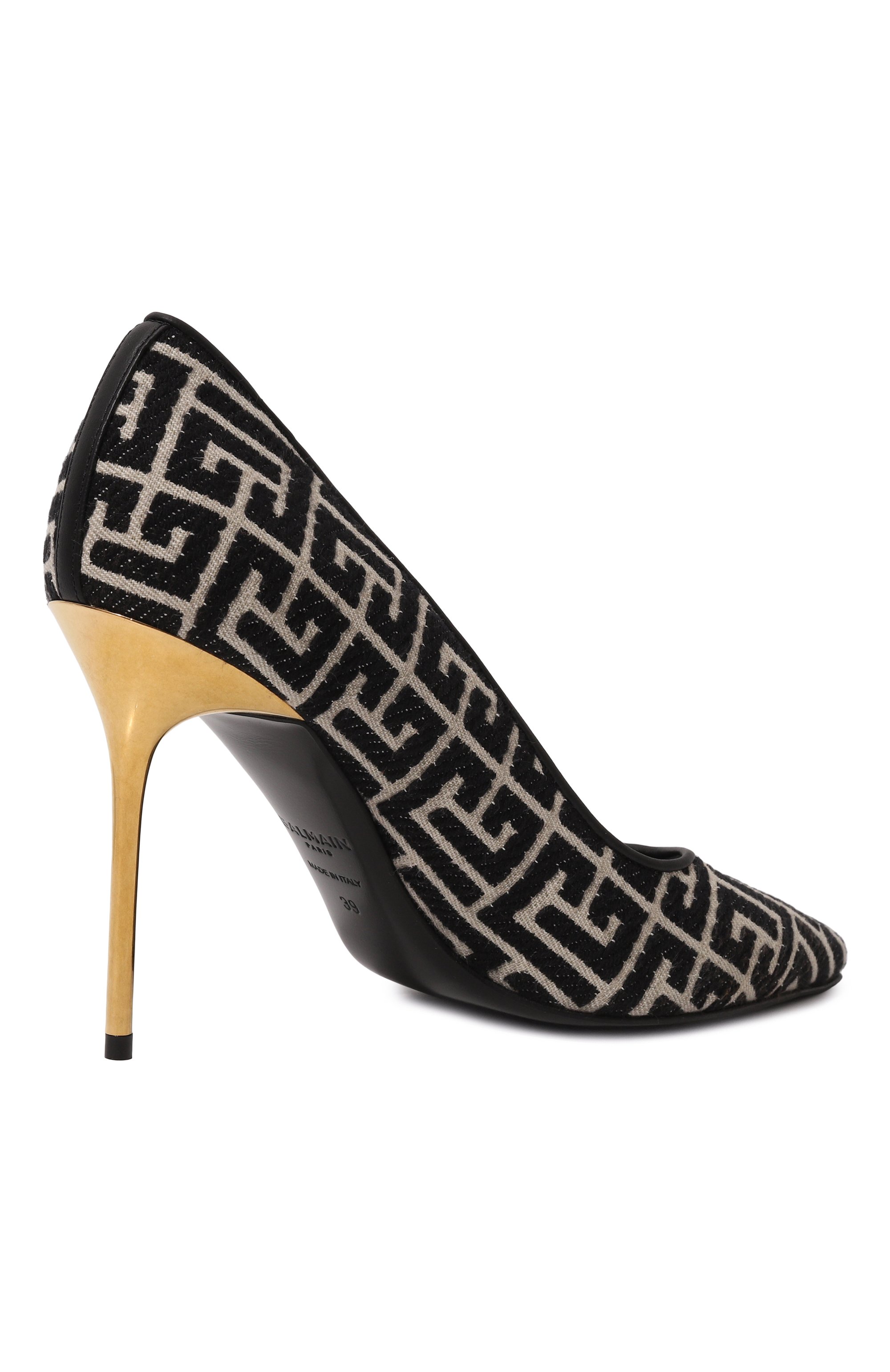 Текстильные туфли ruby BALMAIN, арт. CN1UA517/TJMA, фото 5