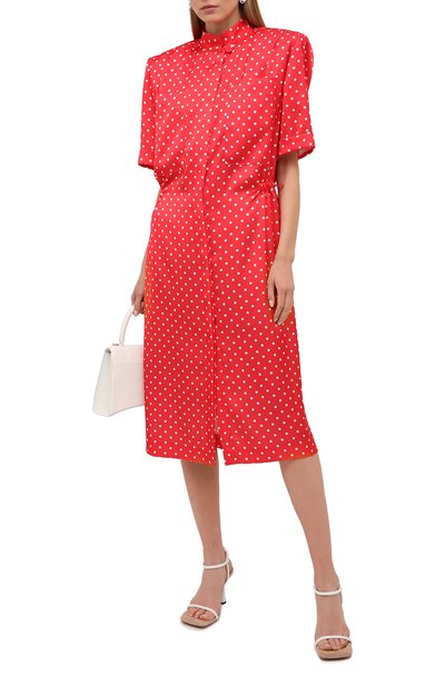 Платье VETEMENTS, арт. WE51DR100R 2607/RED/WHITE, фото 2