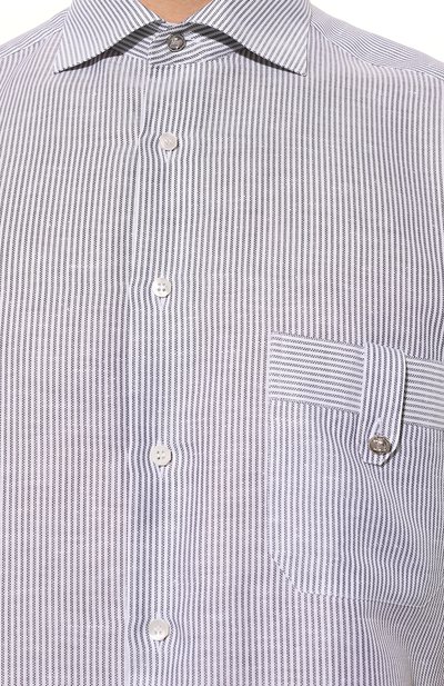 Рубашка из хлопка и льна STEFANO RICCI, арт. MC006730/R2560, фото 5