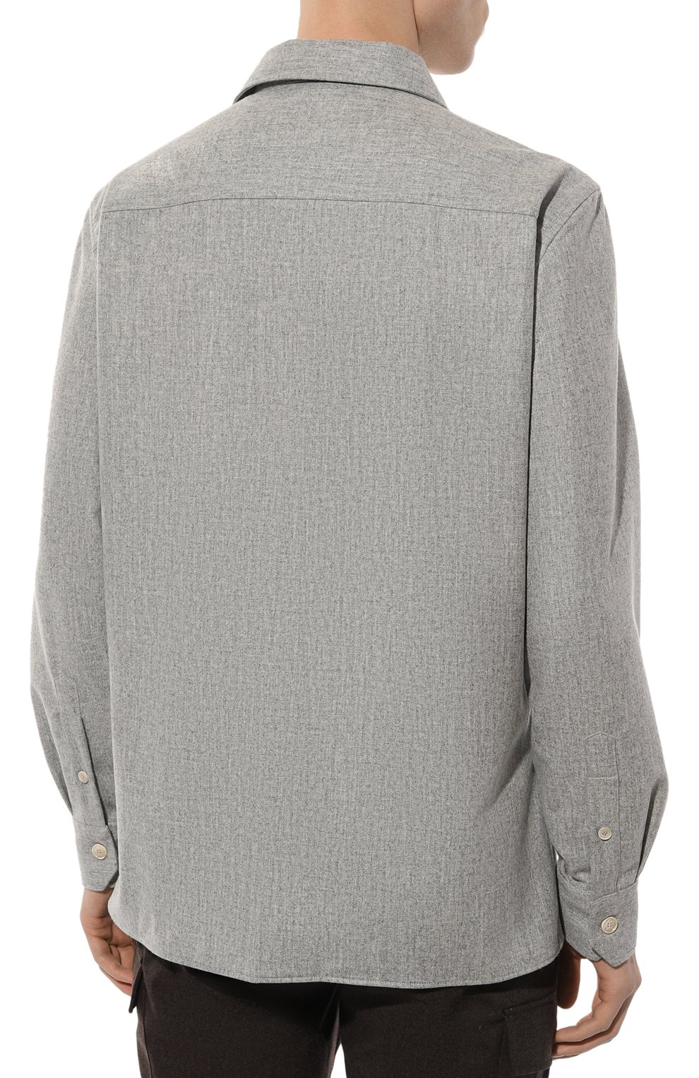 Шерстяная рубашка BRUNELLO CUCINELLI, арт. M038P0720, фото 4