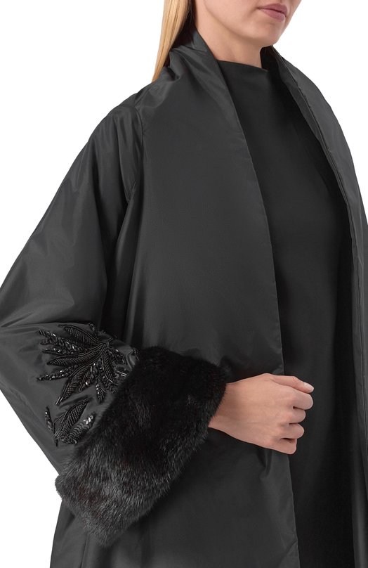 Шелковая куртка YANINA T-3090 Чёрный  T-3090 Фото 5