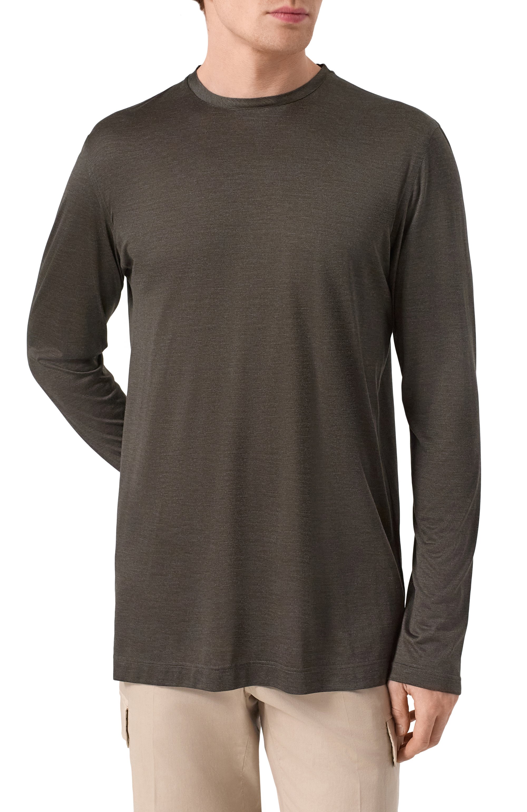 Шелковый лонгслив ZILLI, арт. TSR04BM0600V00000, фото 3