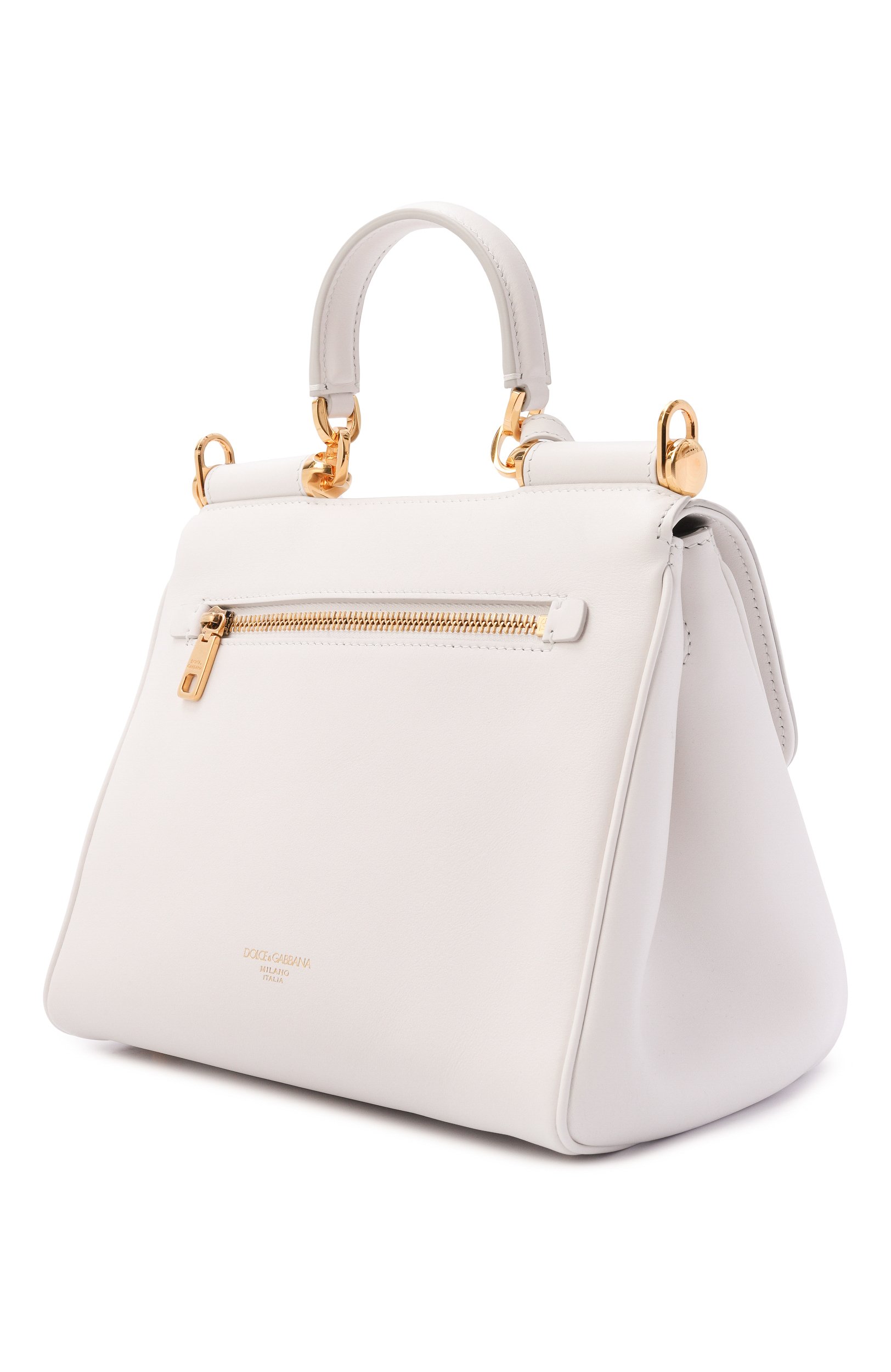 Сумка my sicily DOLCE & GABBANA белого цвета по цене 299500 руб., арт. BB7781/B7321, фото 4 Сумка my sicily DOLCE & GABBANA, арт. BB7781/B7321, фото 4