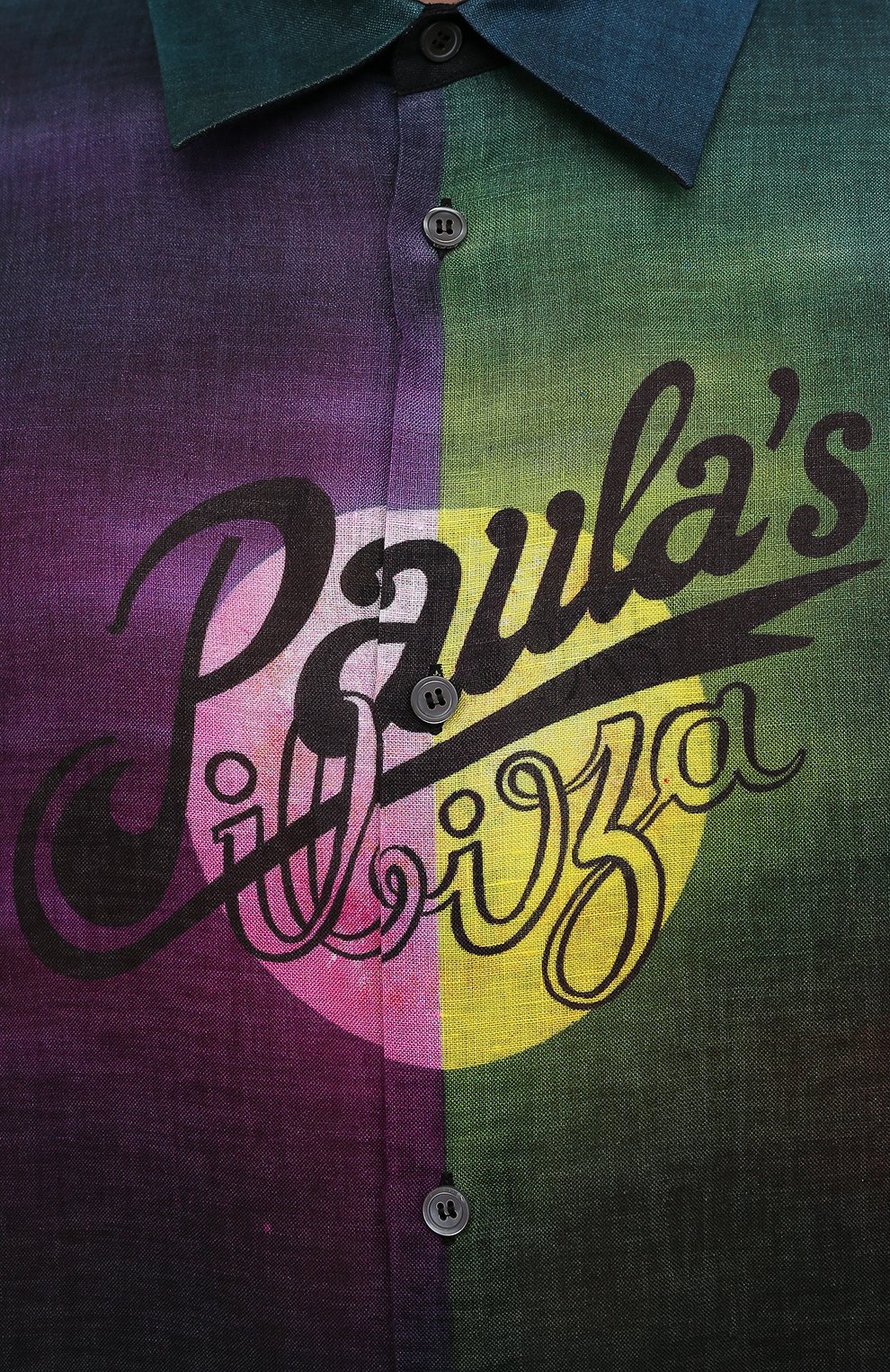 Льняная рубашка loewe x paula's ibiza LOEWE разноцветного цвета по цене 94500 руб., арт. H616Y05X04, фото 5 Льняная рубашка loewe x paula's ibiza LOEWE, арт. H616Y05X04, фото 5