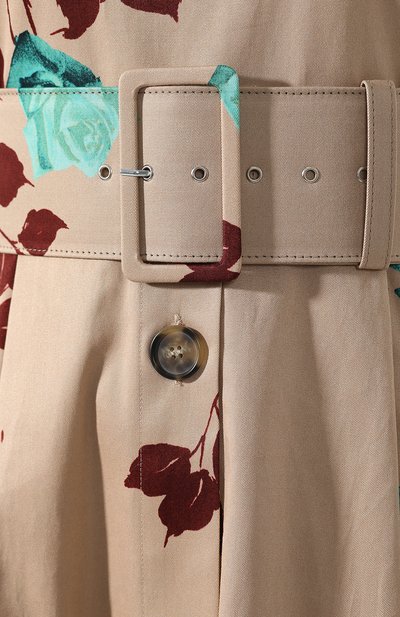 Хлопковое платье MSGM бежевого цвета по цене 73550 руб., арт. 2841MDA162 207172, фото 5 Хлопковое платье MSGM, арт. 2841MDA162 207172, фото 5