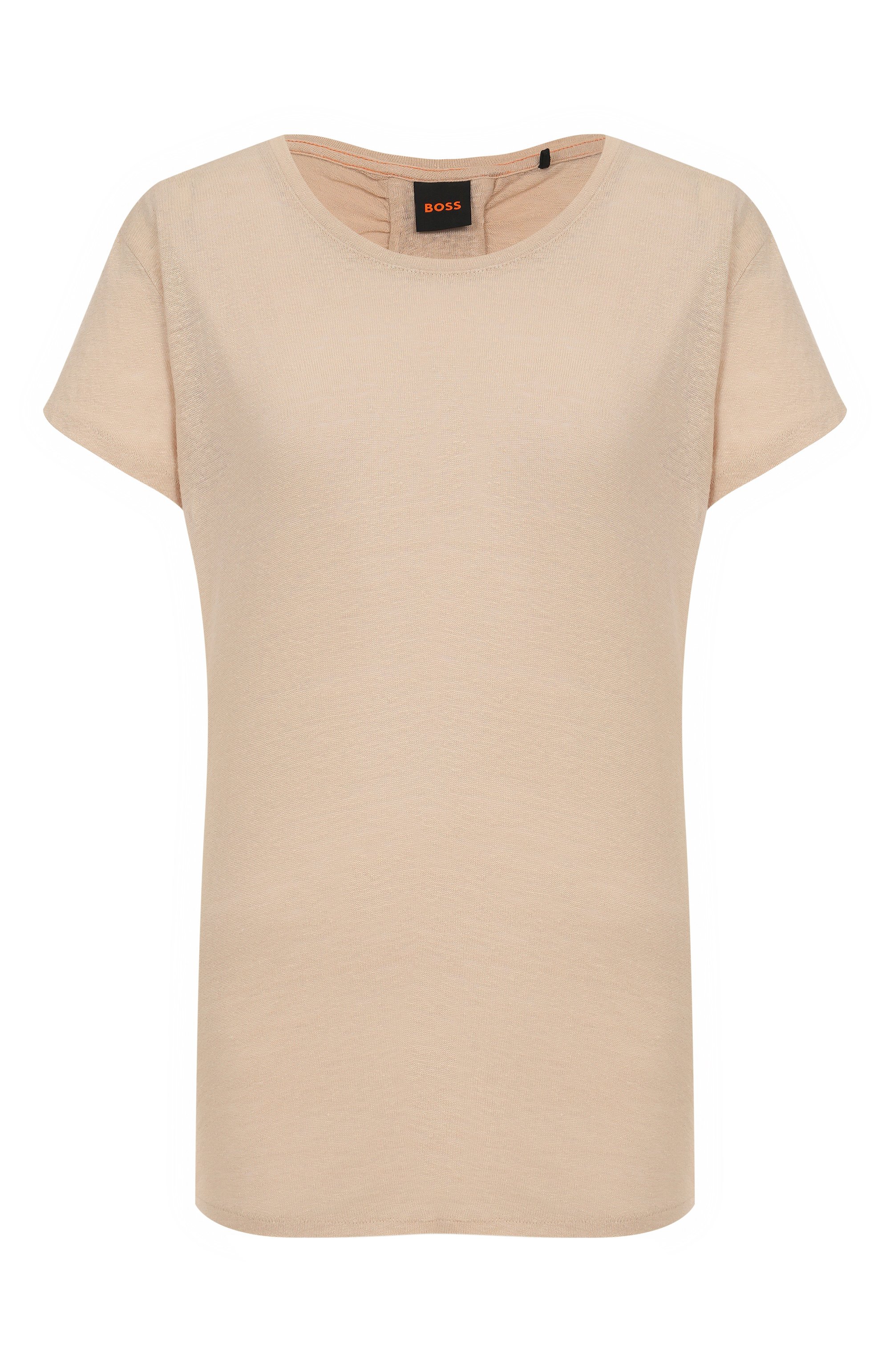 Льняная футболка BOSS ORANGE, арт. 50540431, фото 1