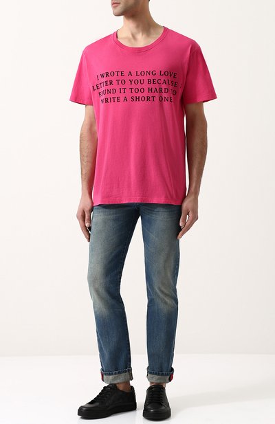 Хлопковая футболка с принтом GUCCI, арт. 493117/X3I86, фото 2