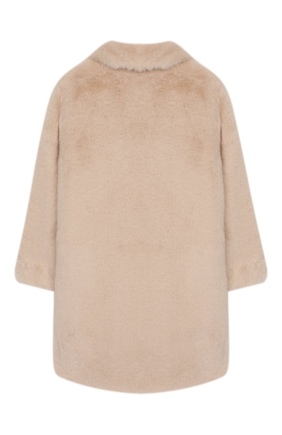 Шуба из экомеха IL GUFO бежевого цвета по цене 25800 руб., арт. A19GP247PE008/2A-4A, фото 2 Шуба из экомеха IL GUFO, арт. A19GP247PE008/2A-4A, фото 2