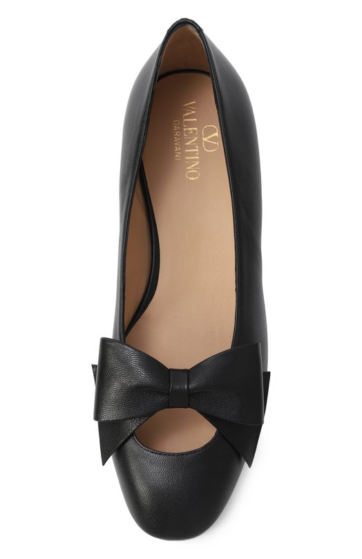 Кожаные балетки Bowow Valentino 6Y0S0K43/WIX Чёрный  6Y0S0K43/WIX Фото 6