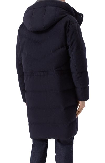 Пуховик с отделкой из кролика KITON, арт. UGK147K0260H02, фото 4