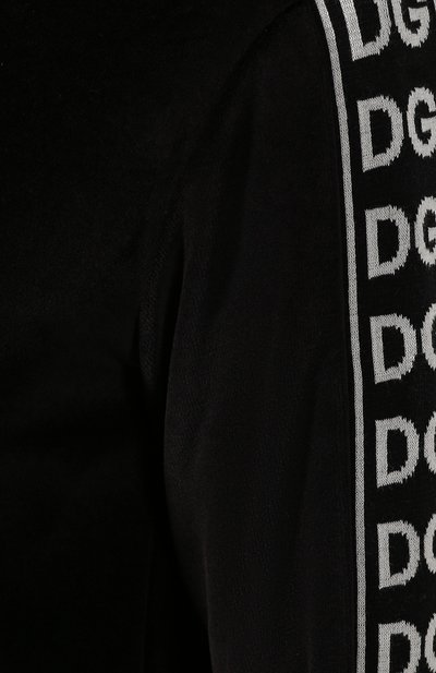 Толстовка DOLCE & GABBANA черного цвета по цене 87600 руб., арт. F9G48T/FUVJH, фото 5 Толстовка DOLCE & GABBANA, арт. F9G48T/FUVJH, фото 5
