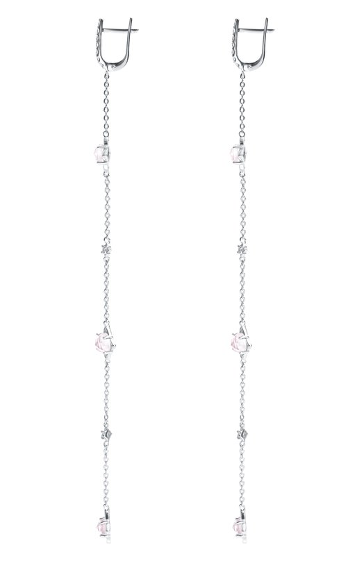 Серьги-цепочки The Rose с кварцем Moonka tr-her-qrz Серебряный  tr-her-qrz Фото 4