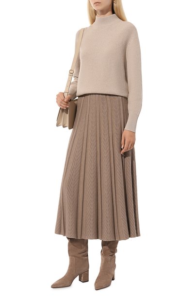 Юбка из шелка и кашемира FREEAGE, арт. W25.SK067.6030.130, фото 2