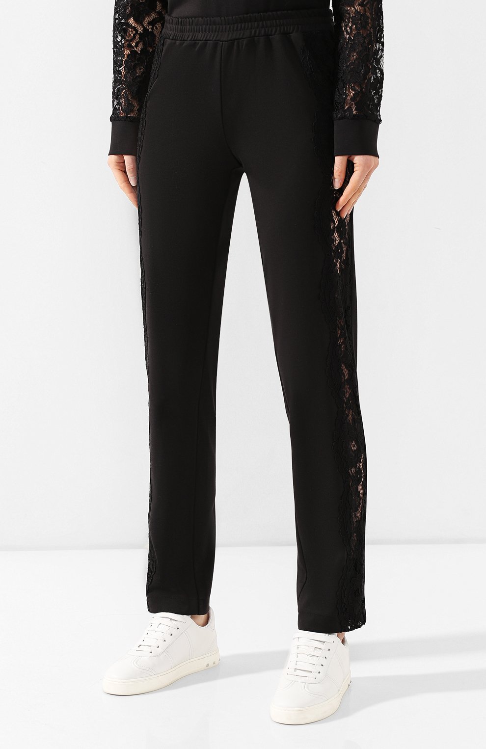 Костюм из вискозы SEVEN LAB черного цвета по цене 21000 руб., арт. SS19/T- LACE BLACK, фото 4 Костюм из вискозы SEVEN LAB, арт. SS19/T- LACE BLACK, фото 4