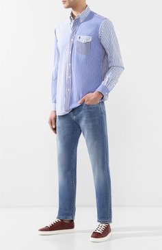 Мужские кожаные кеды HARRYS OF LONDON бордового цвета, арт. PURSUIT S0FT MILLED CALF | Фото 2 (Подошва: Плоская; Статус проверки: Проверена категория; Материал внутренний: Натуральная кожа; Материал утеплителя: Без утеплителя; Стили: Класс�ический; Драгоценные камни: Проставлено; Материал сплава: Проставлено; Материал внешний: Натуральная кожа; Кросс-КТ: Низкие; Автоматизация Diginetica: Не назначено)