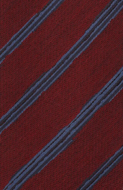 Галстук из шелка и шерсти ZEGNA красного цвета по цене 18950 руб., арт. Z8E33/18H, фото 3 Галстук из шелка и шерсти ZEGNA, арт. Z8E33/18H, фото 3