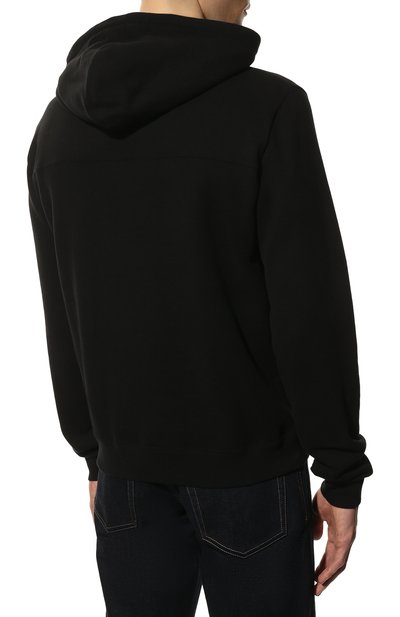 Хлопковое худи SAINT LAURENT, арт. 677263/YBVB2, фото 4