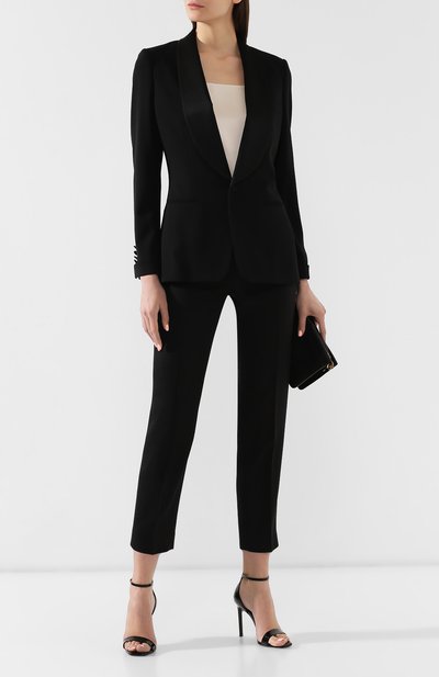 Шерстяной жакет RALPH LAUREN черного цвета по цене 235500 руб., арт. 911/IXJ52/FXJ52, фото 2 Шерстяной жакет RALPH LAUREN, арт. 911/IXJ52/FXJ52, фото 2