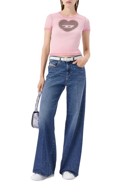 Хлопковая футболка DIESEL, арт. A12836/0SQAD, фото 2