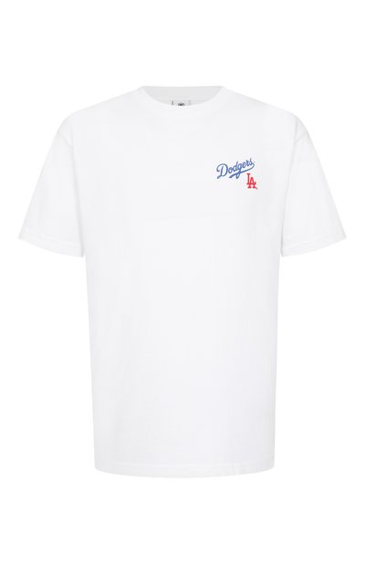Мужская хлопковая футболка sporty &amp; rich x la dodgers SPORTY AND RICH, арт. T0043627666WH01