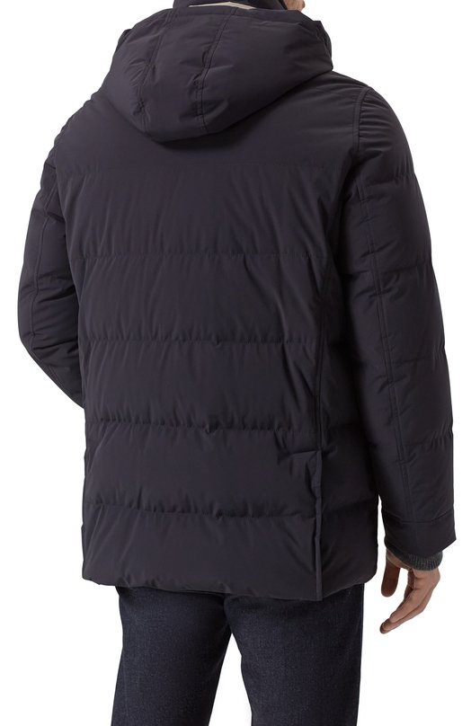 Пуховик Brunello Cucinelli MM4911823 Синий  MM4911823 Фото 4