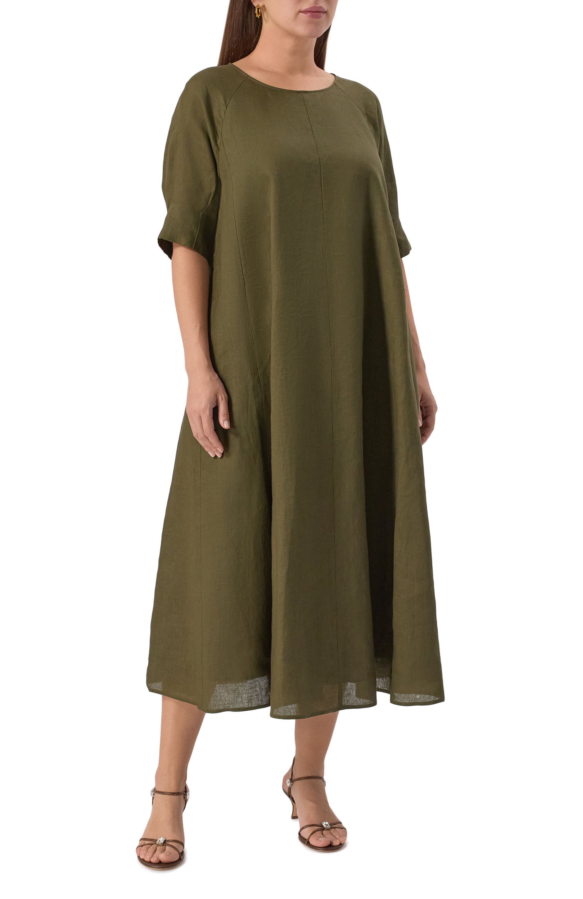 Льняное платье MARINA RINALDI, арт. KIENS, фото 3