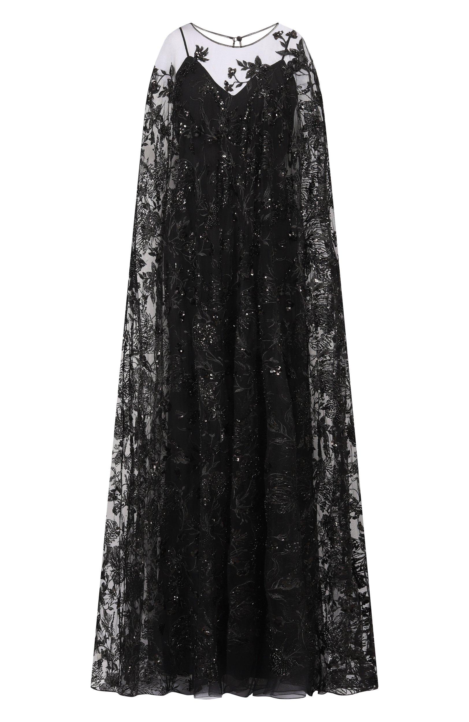 Платье с отделкой пайетками и бисером ZUHAIR MURAD, арт. PKA26036/TUEM024, фото 1