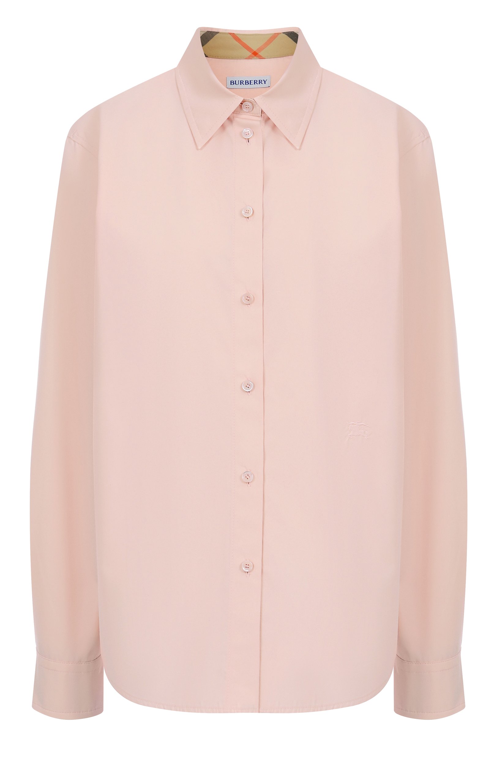 Хлопковая рубашка BURBERRY, арт. 8111216, фото 1