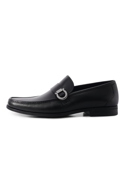 Кожаные лоферы FERRAGAMO, арт. 027963/775114_001, фото 3