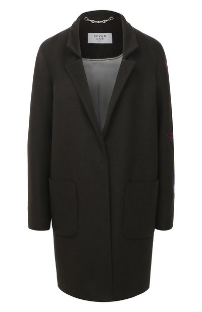 Женское шерстяное пальто SEVEN LAB, арт. C19-01 olive