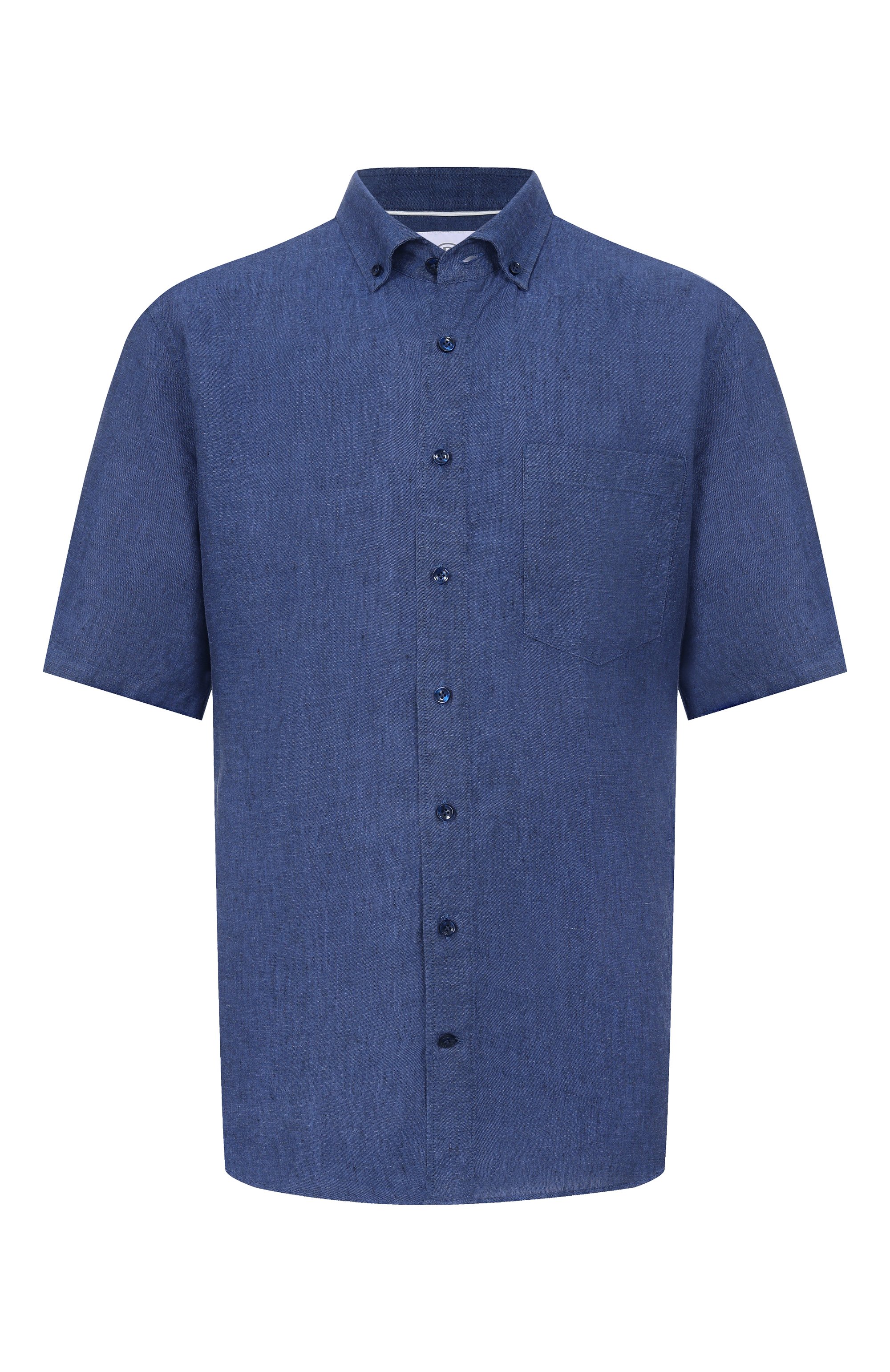 Льняная рубашка BOGNER синего цвета по цене 21800 руб., арт. 58712973, фото 1 Льняная рубашка BOGNER, арт. 58712973, фото 1