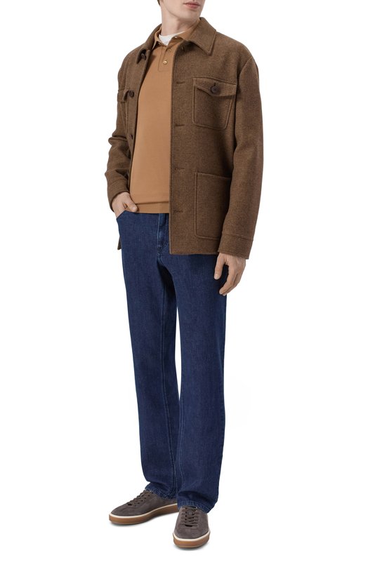 Куртка из шерсти и кашемира Loro Piana FAP8007 Коричневый  FAP8007 Фото 2