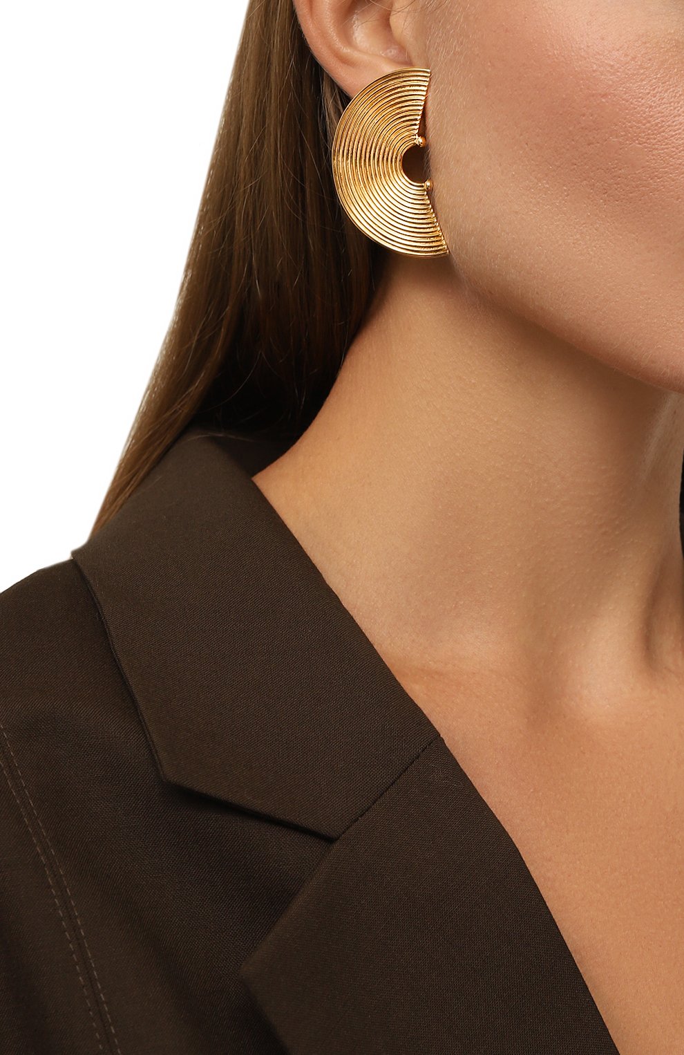 Серьги himba SEVENWORLDS золотого цвета по цене 22500 руб., арт. SW102, фото 2 Серьги himba SEVENWORLDS, арт. SW102, фото 2