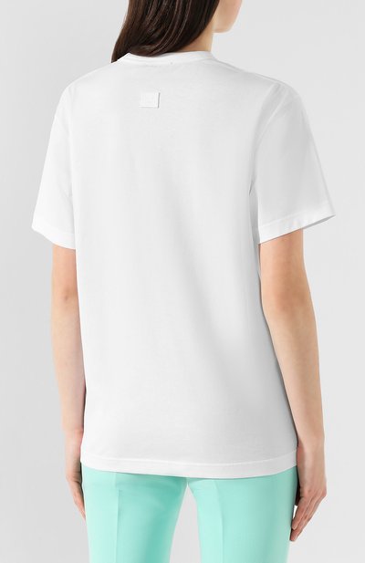 Хлопковая футболка ACNE STUDIOS, арт. CL0053/W, фото 4