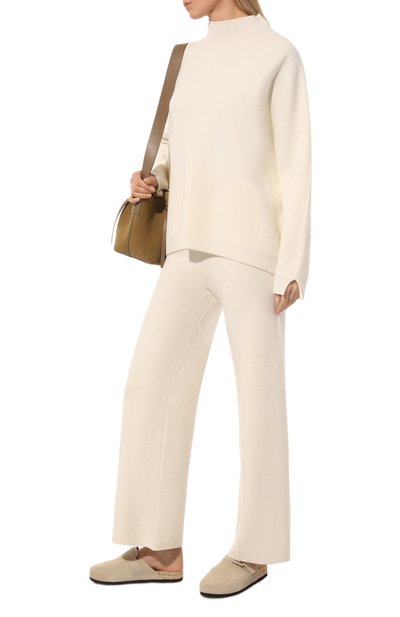 Свитер из шерсти и вискозы PIETRO BRUNELLI белого цвета по цене 27450 руб., арт. MAB015/WS0011, фото 2 Свитер из шерсти и вискозы PIETRO BRUNELLI, арт. MAB015/WS0011, фото 2